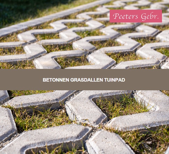 Grasdallen van beton die worden gebruikt voor tuinpaden, bieden stabiliteit en een natuurlijke afwerking.