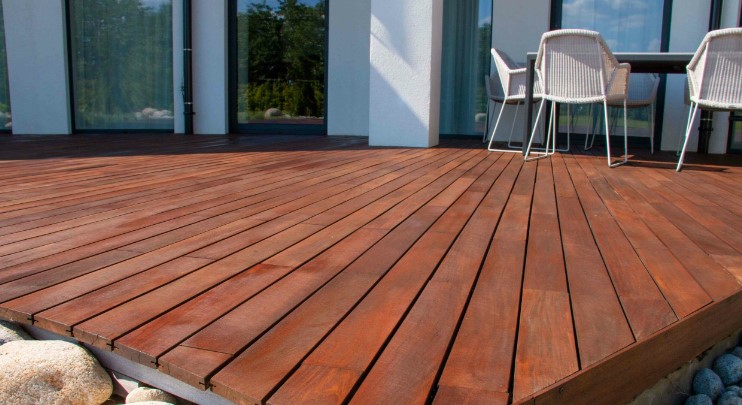 Houten terras